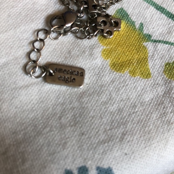 Metal choker with blue stone by American eagle - Picture 4 of 4